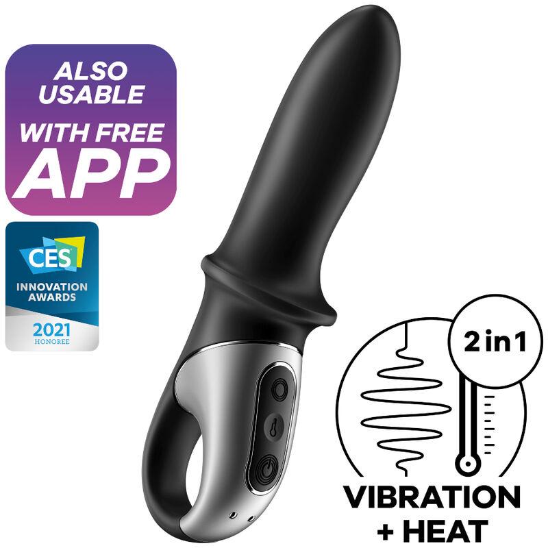 Satisfyer Hot Passion : vibromasseur anal chauffant pour plaisirs intenses