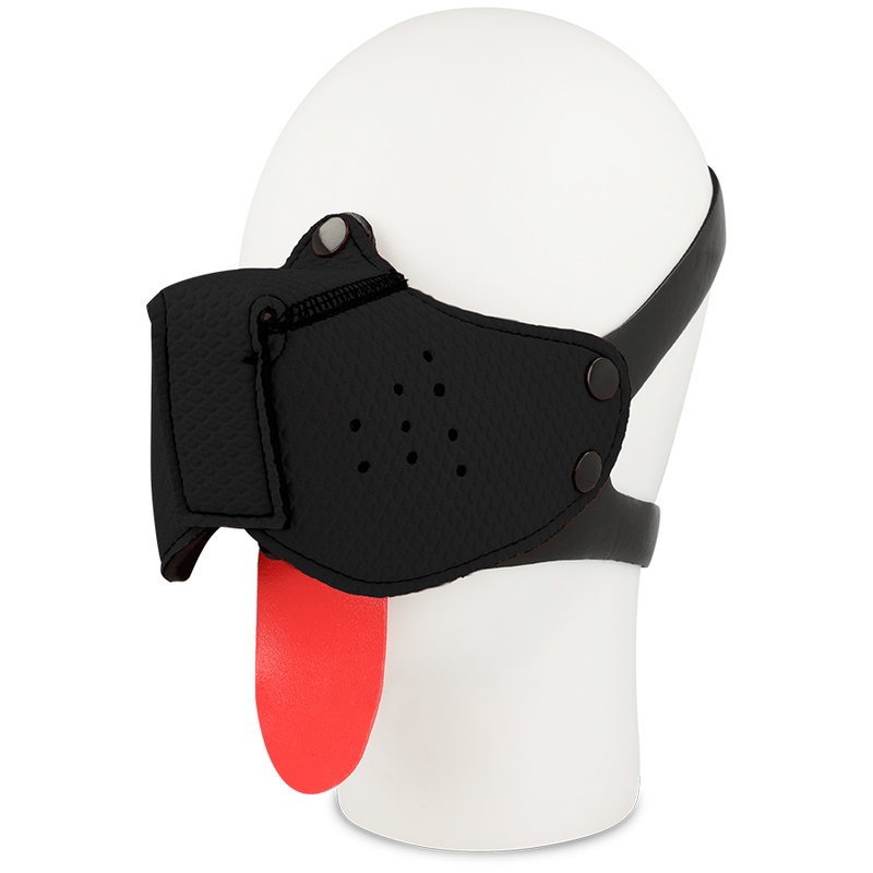 Masque Chien BDSM Noir – Accessoire Fétichiste Ohmama