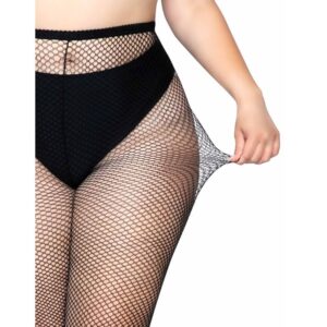 Collants résille grande taille sexy – Élégance & séduction Leg Avenue