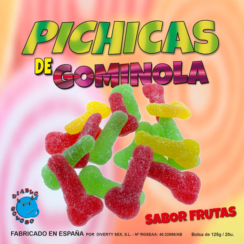 Bonbons érotiques en forme de pénis – Gummies saveur fruits