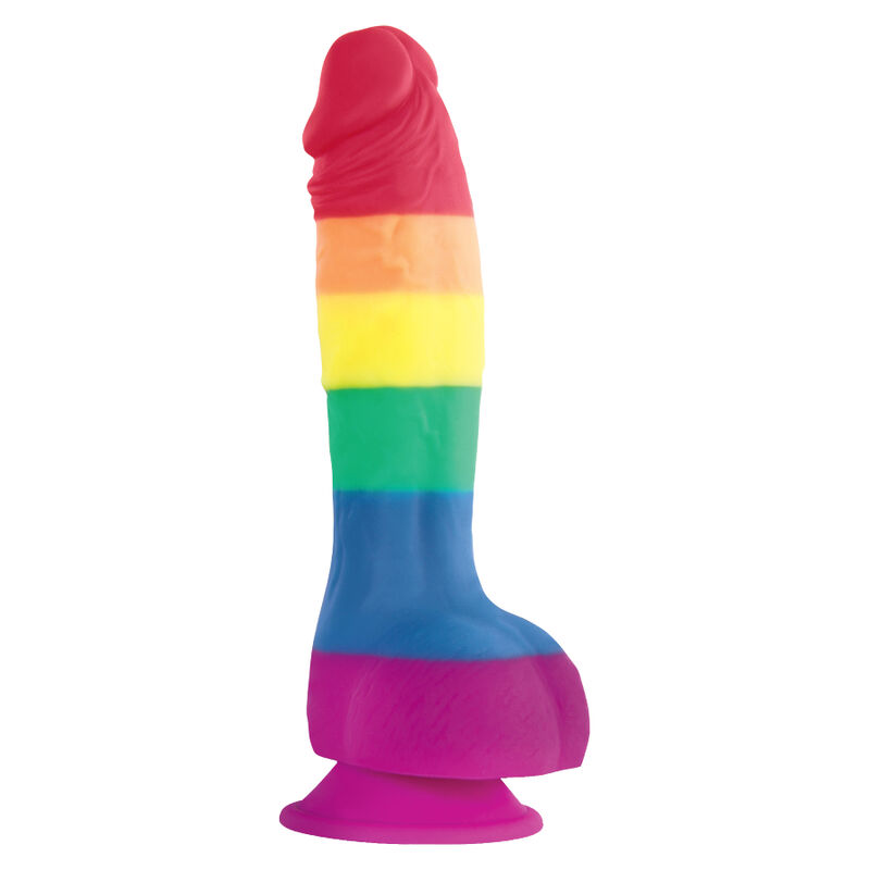 Dong arc-en-ciel Pride Edition en silicone NS Novelties