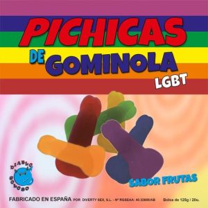 Bonbons érotiques en forme de pénis – Saveur fruits – LGBT Pride