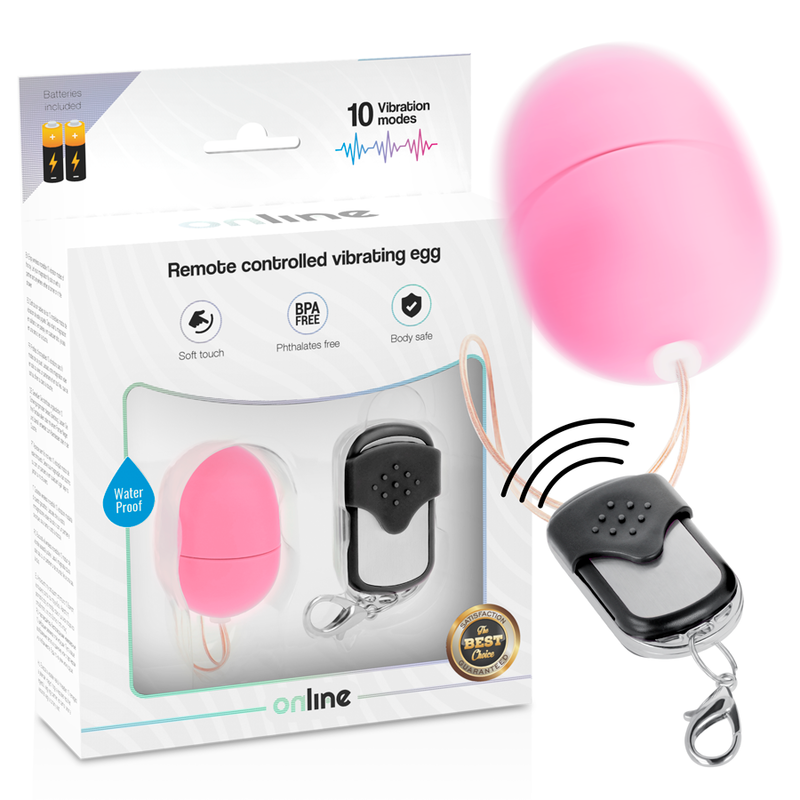 Œuf vibrant télécommandé étanche – Plaisir discret et connecté