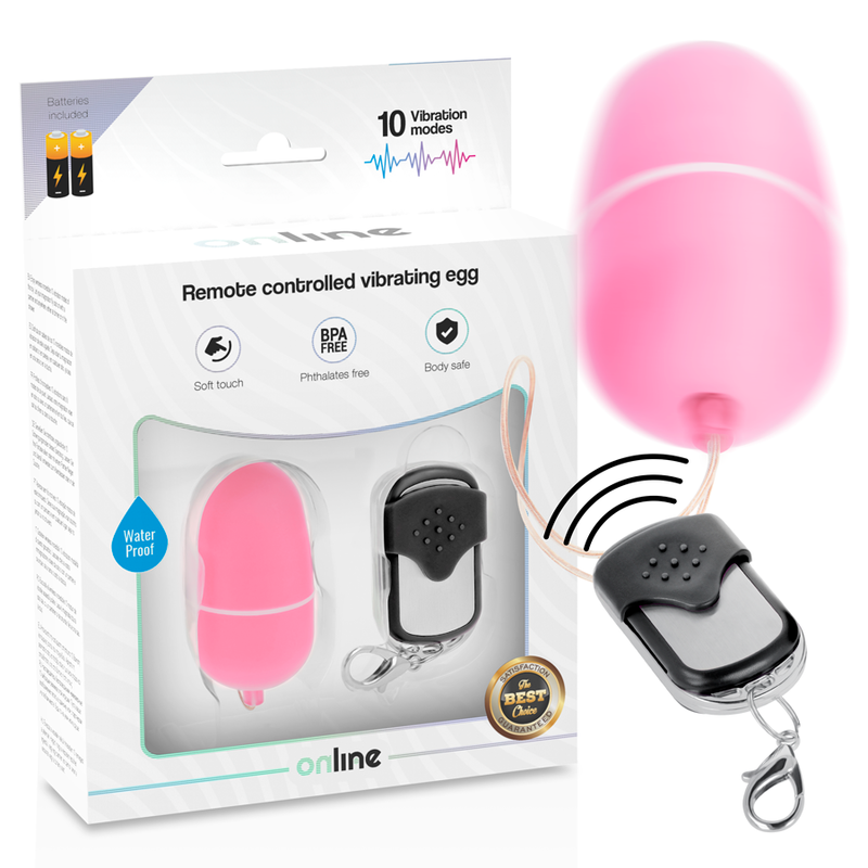 Œuf vibrant télécommandé ONLINE : plaisir discret et complice