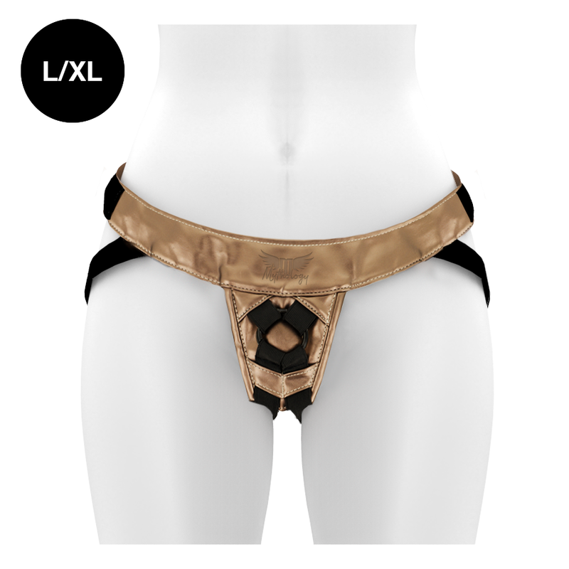 Harnais Fantaisie Mythologie bronze L/XL – Ose le contrôle avec élégance