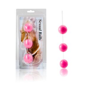 Boules de geisha roses pour plaisir intime et tonification