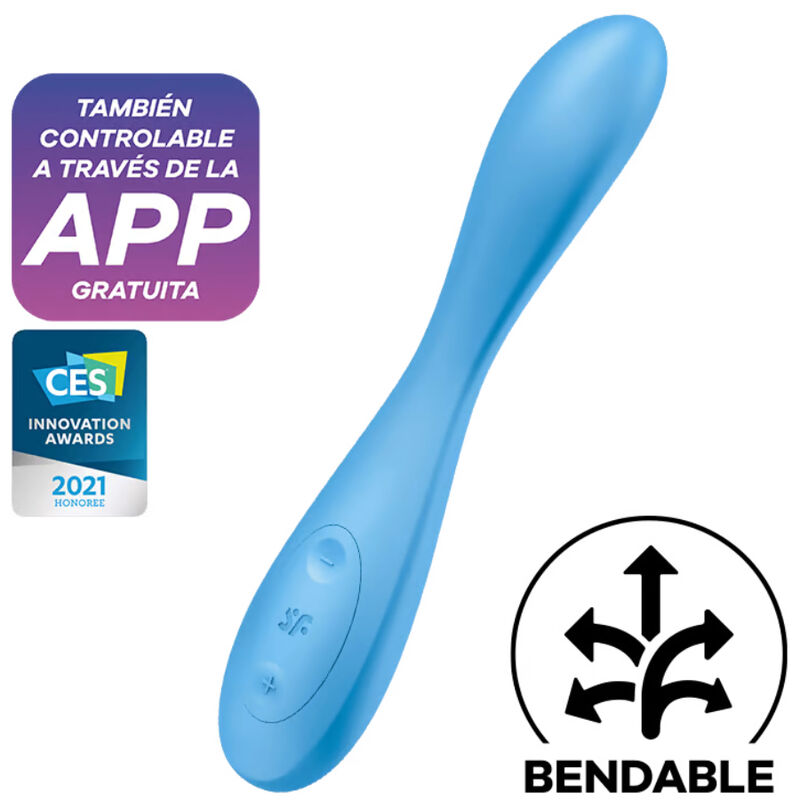 Vibromasseur connecté Satisfyer G-Spot Flex 4 – Stimulation du point G et clitoral
