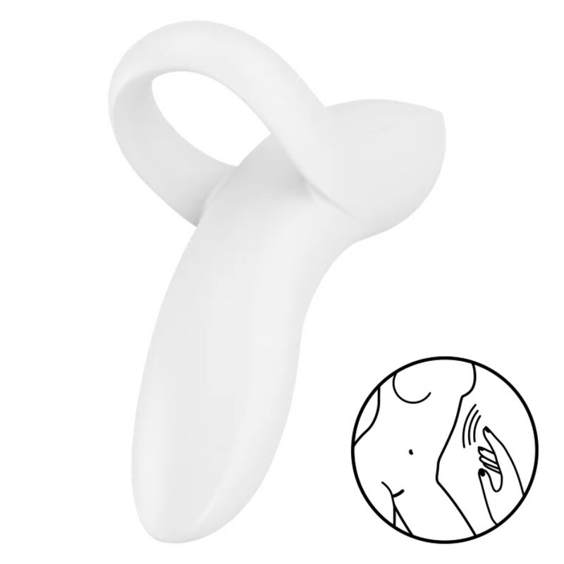 <strong>Vibromasseur doigt</strong> Satisfyer Bold Lover : un plaisir précis au bout des doigts