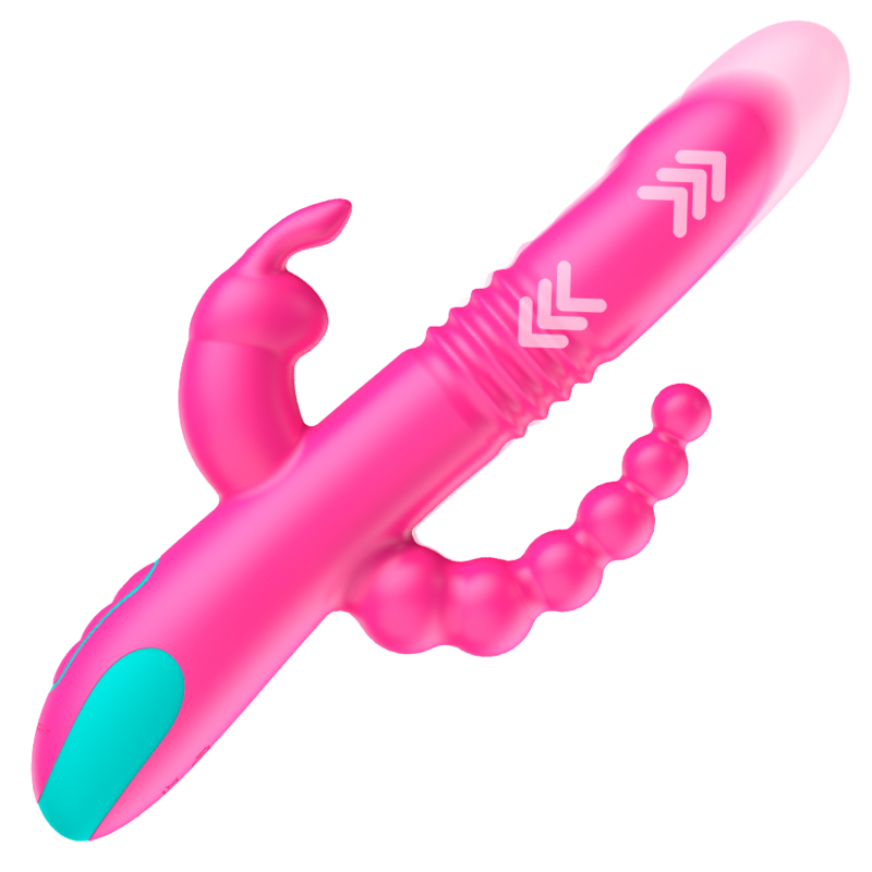 Vibromasseur triple stimulation HAPPY LOKY DONALD – Plaisir total garanti