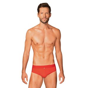 Slip homme rouge transparent Boldero – Séduction masculine assurée