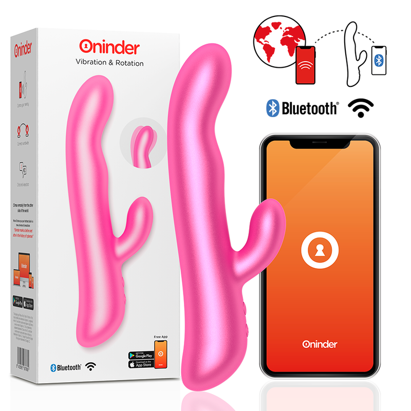Vibromasseur Lapin ONINDER RABBIT ROTATION : Double plaisir sur mesure
