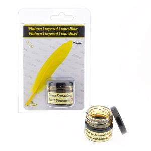 Peinture comestible saveur caramel pour jeux érotiques gourmands