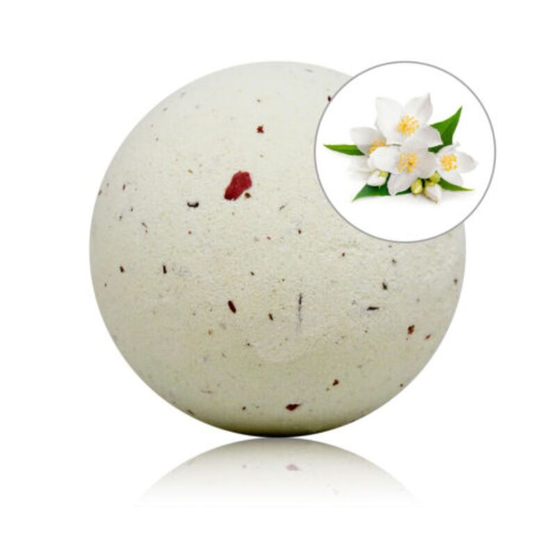 Bombe de bain parfumée au jasmin pour moment sensuel et relaxant