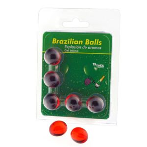 <strong>Gel intime boules brésiliennes fraise & champagne</strong> – Explosion de plaisir et de sensualité