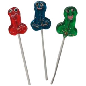 Sucette pénis artisanale au sucre grillé – Délice espiègle et sensuel