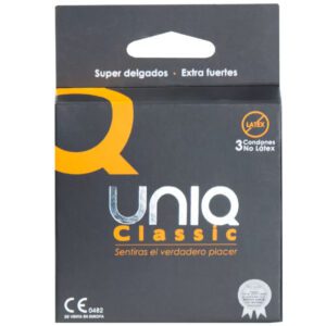 Préservatifs Uniq Classic extra fins sans latex