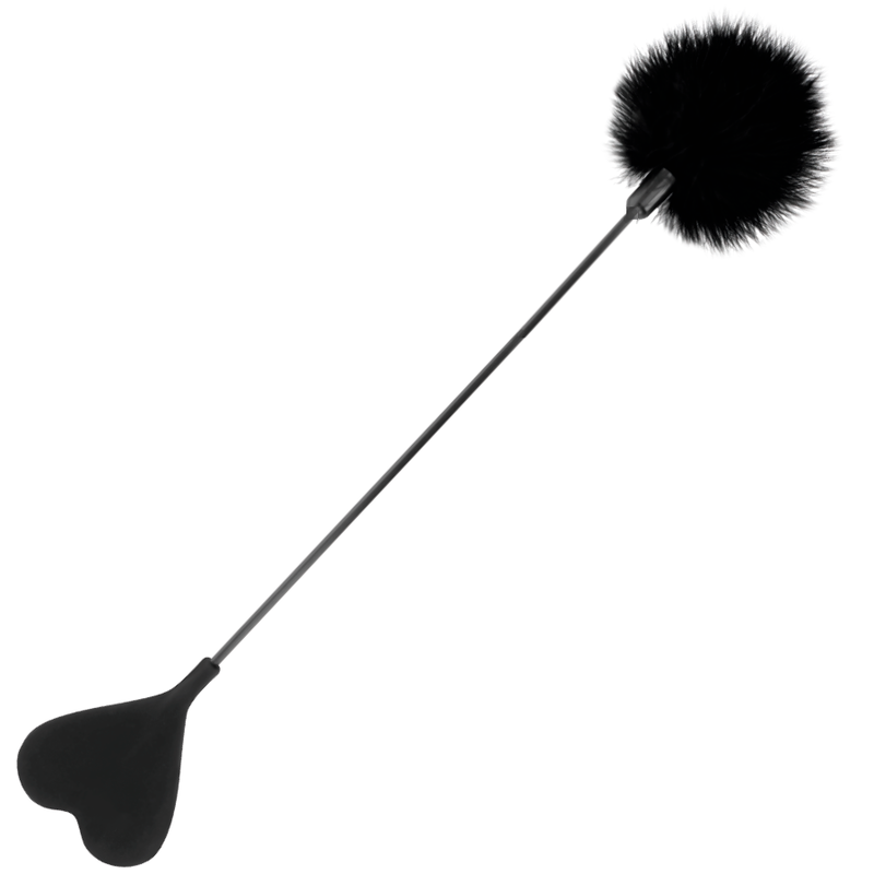 Cravache double face avec plumes – Éveille tes sens au jeu érotique