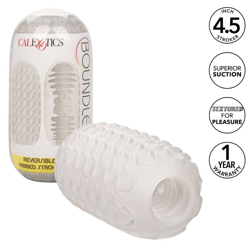 Masturbateur réversible Boundless : sensations intenses sur mesure