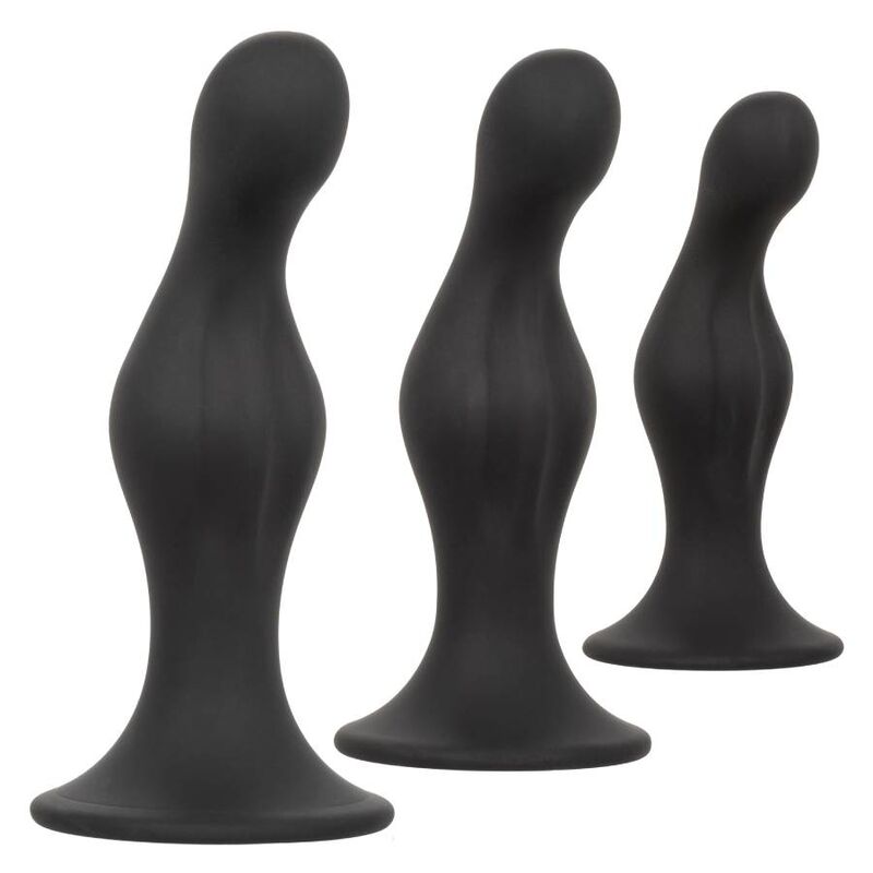 Kit de Plugs Anaux en Silicone avec Ventouse – Plaisir Gradué Intense