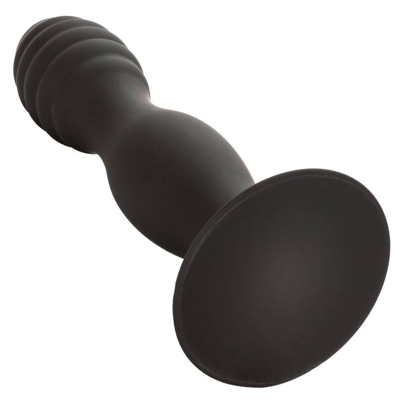 Goujon anal nervuré en silicone CalExotics : plaisir intense en toute sécurité