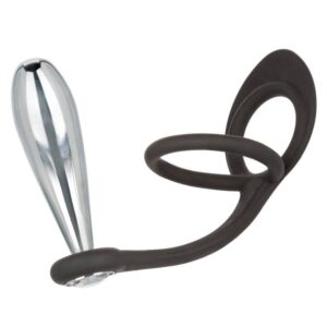 <strong>Plug anal métallique avec rehausseur Star Fucker Glider</strong> : plaisir et élégance réunis