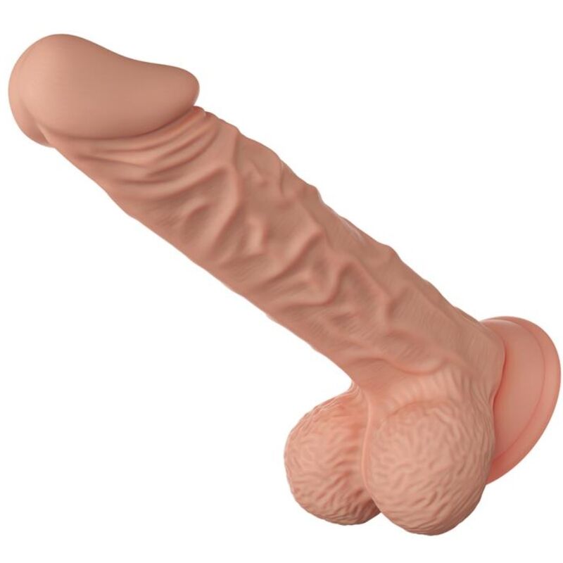 Gode réaliste ventouse gros et texturé pour sensations intenses