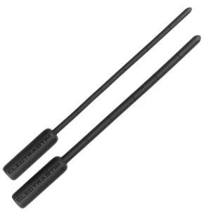 Sonde électro en silicone noir flexible – Explore le plaisir urétral en toute finesse