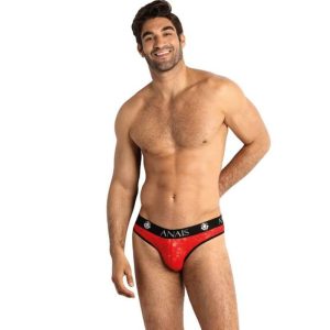 Slip sexy homme en dentelle rouge BRAVER