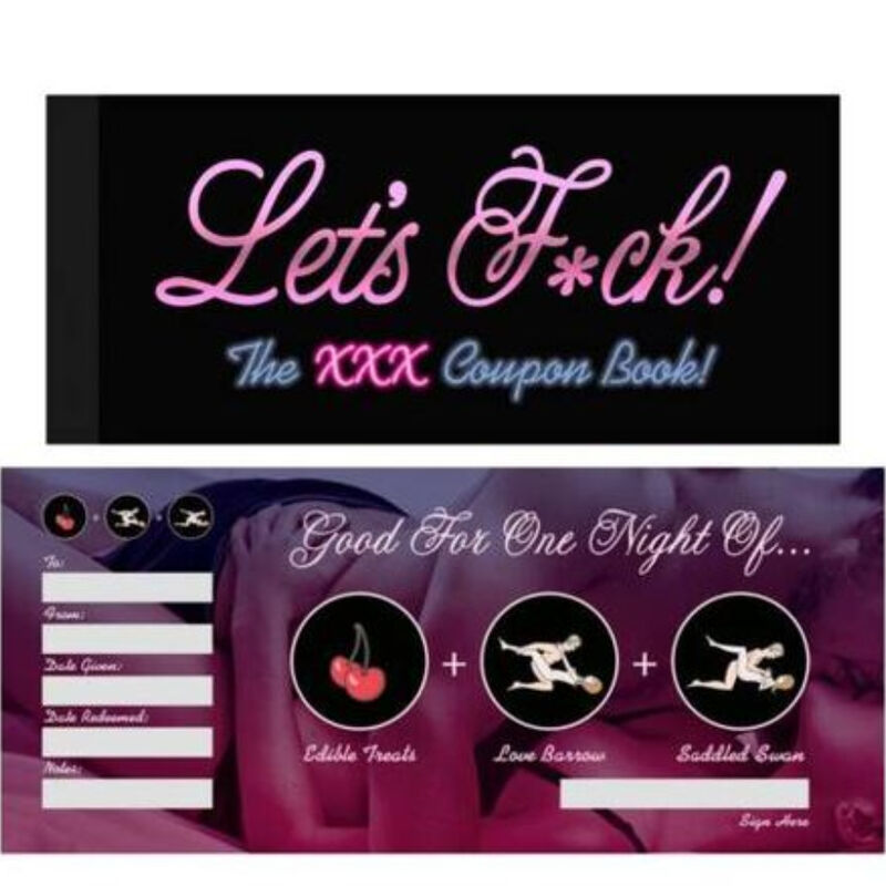 20 Coupons Érotiques Let's Fuck – Offrez du Plaisir Surprise