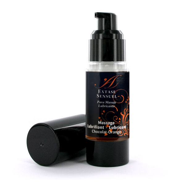 Lubrifiant gourmand chocolat-orange Extase Sensual - À base d'eau