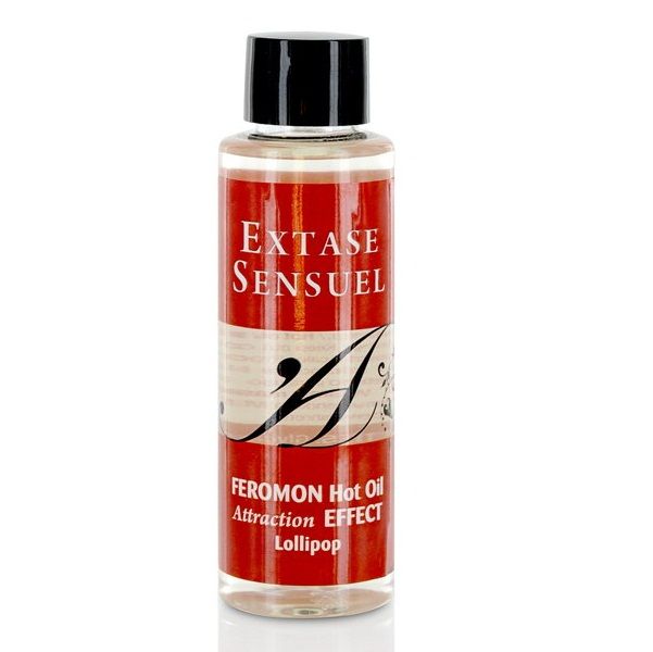 Huile de massage sucette chaude aux phéromones