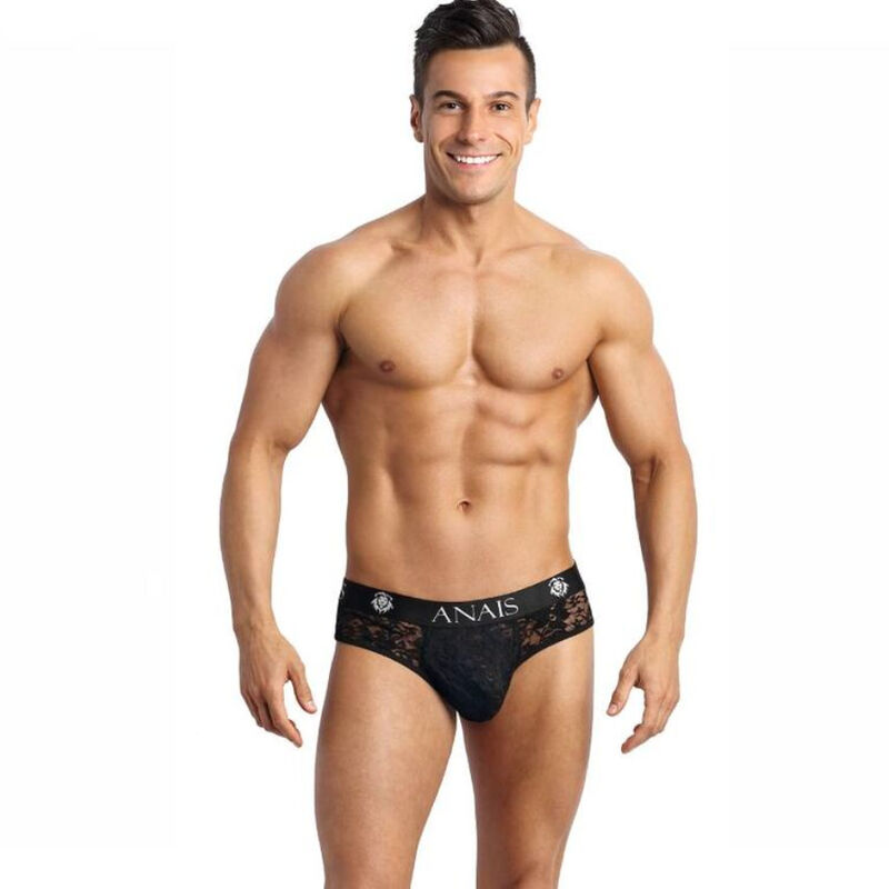String homme dentelle noire - Anais Romance