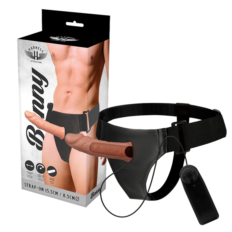 Harnais Creux Realiste avec Vibromasseur – Taille, Plaisir et Confiance