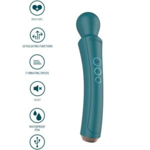Baguette de massage incurvée XOCOON – Vibration puissante et ergonomie