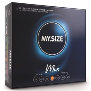 Préservatifs vegan 57 mm MY.SIZE – Sensualité sur-mesure et respectueuse