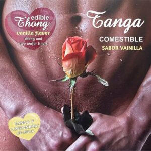 Dégustation coquine : String comestible et tampons garçon saveur vanille