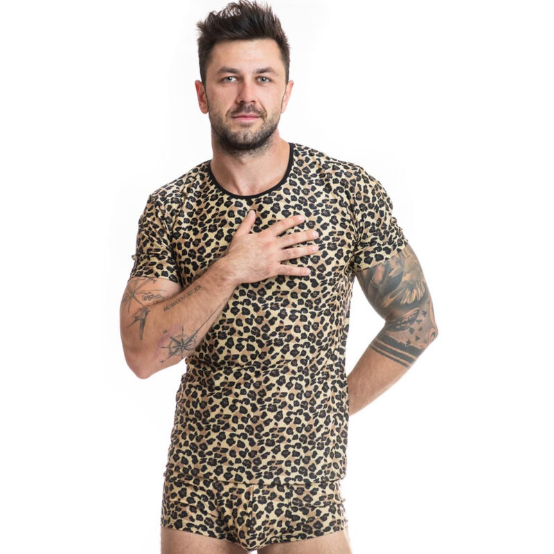 Slip sexy pour homme MERCURE en microfibre douce imprimé animal