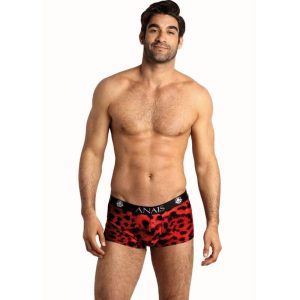 Boxer homme sexy rouge imprimé animal – Sauvage par Anaïs