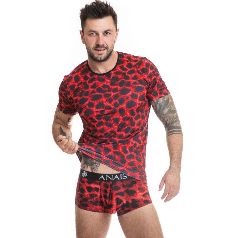 T-shirt lingerie rouge sauvage Anaïs Apparel - microfibre sexy