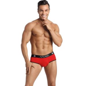 Slip bikini homme fesses ouvertes rouge – Lingerie sexy by Anais