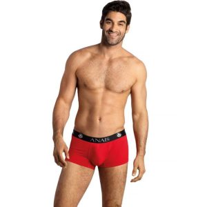 Boxer homme rouge sexy en microfibre douce Anais