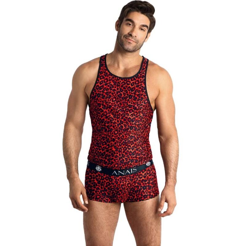 Nuisette rouge imprimée animal TRIBAL – Anaïs Apparel