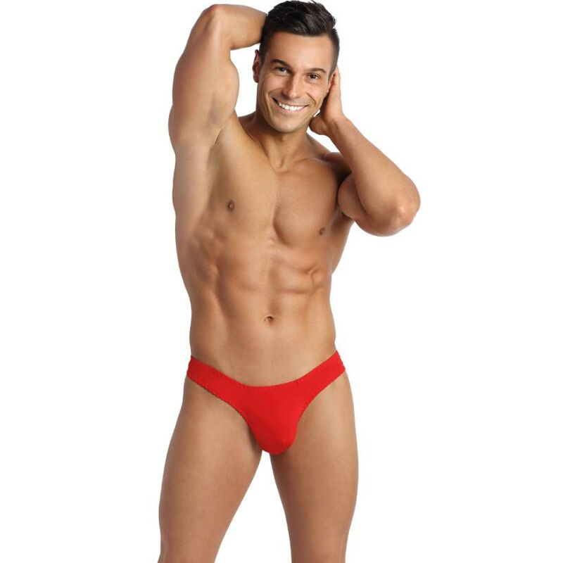 String homme rouge sexy Anais – Confort et séduction masculine