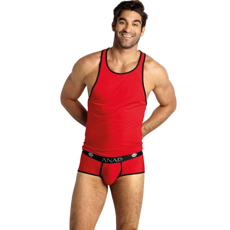 Nuisette rouge sexy en microfibre – Anais Lingerie