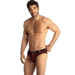 Slip sexy homme rouge imprimé animal TRIBAL – Anais Apparel