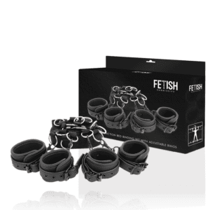 Parure de lit BDSM en cuir vegan – Dominez vos nuits