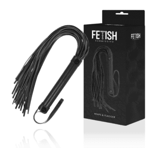 Cravache BDSM en cuir végétalien Fetish Submisive