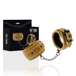Menottes en cuir vegan Fetish Submisive – Accessoire BDSM raffiné