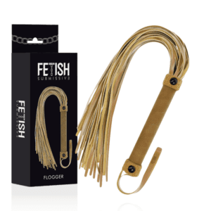 Fouet en cuir vegan pour jeux BDSM intenses - Fetish Submissive