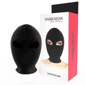 Masque BDSM Darkness en spandex avec ouverture pour les yeux